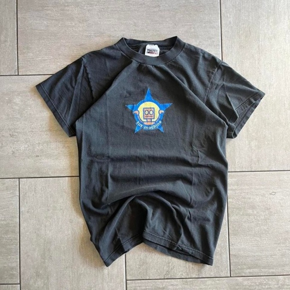 Vintage 90s Toy Machine black cotton‎ t-shirt #skateboarding #streetwear